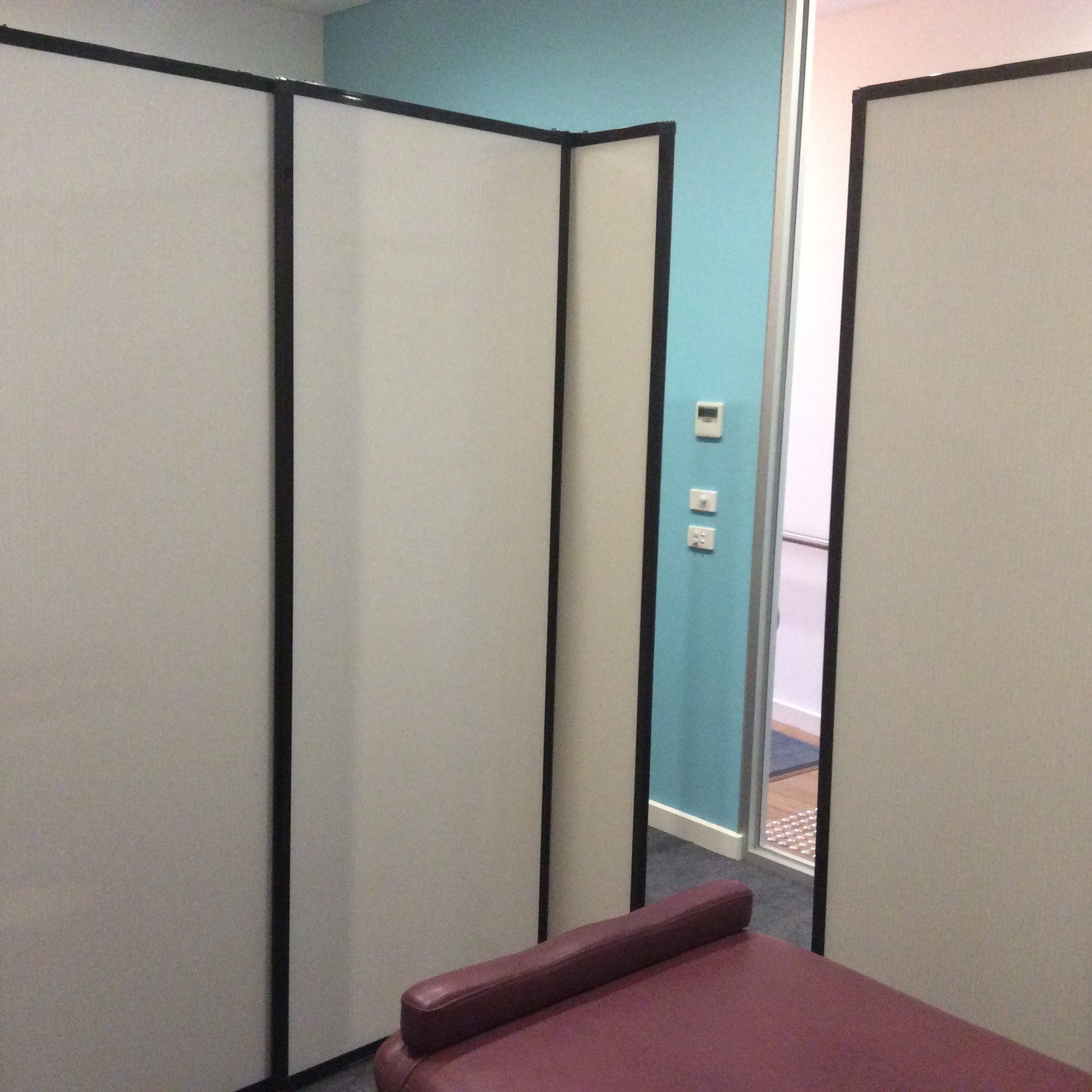 sliding office partitions